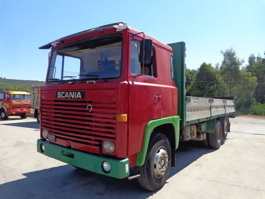 Scania LB141 V8 SCANIA LBS 141 (6X2) V8 - شاحنات مسطحة: صورة 1 Scania LB141 V8 SCANIA LBS 141 (6X2) V8 - شاحنات مسطحة: صورة 1