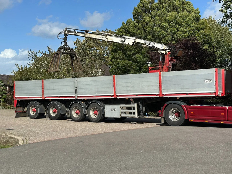 Floor 4 assen Hiab 130r KLEM - نصف مقطورة مسطحة: صورة 1 Floor 4 assen Hiab 130r KLEM - نصف مقطورة مسطحة: صورة 1