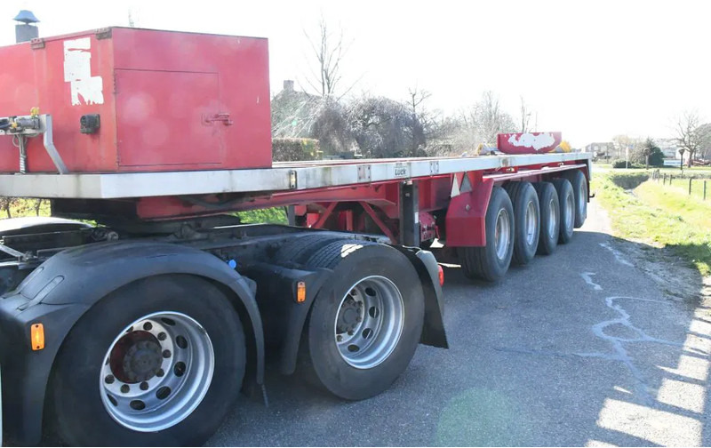 LUECK SPR75/5 5 achse BALLAST TRAILER 3x STEERAXLE!! - نصف مقطورة مسطحة: صورة 3 LUECK SPR75/5 5 achse BALLAST TRAILER 3x STEERAXLE!! - نصف مقطورة مسطحة: صورة 3