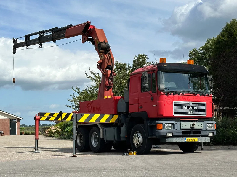 MAN F16 25.502 V10 PALFINGER PK52000 52TM CRANE/GRUE/WINCH!! ELECTRO PACK!!6x4!! - شاحنة كرين: صورة 1 MAN F16 25.502 V10 PALFINGER PK52000 52TM CRANE/GRUE/WINCH!! ELECTRO PACK!!6x4!! - شاحنة كرين: صورة 1