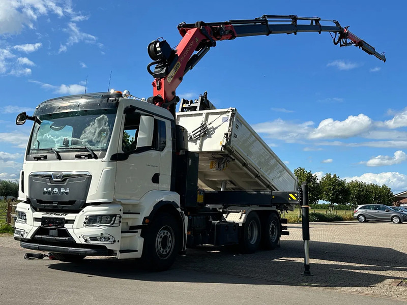 MAN TGS 26.430 2022!EURO6!! 6x2!! PALFINGER 23tm+JIB+LIER/WINCH!!DREISEITEN KIPPER/BORDMATIC!!9tkm - شاحنة قلاب, شاحنة كرين: صورة 5 MAN TGS 26.430 2022!EURO6!! 6x2!! PALFINGER 23tm+JIB+LIER/WINCH!!DREISEITEN KIPPER/BORDMATIC!!9tkm - شاحنة قلاب, شاحنة كرين: صورة 5