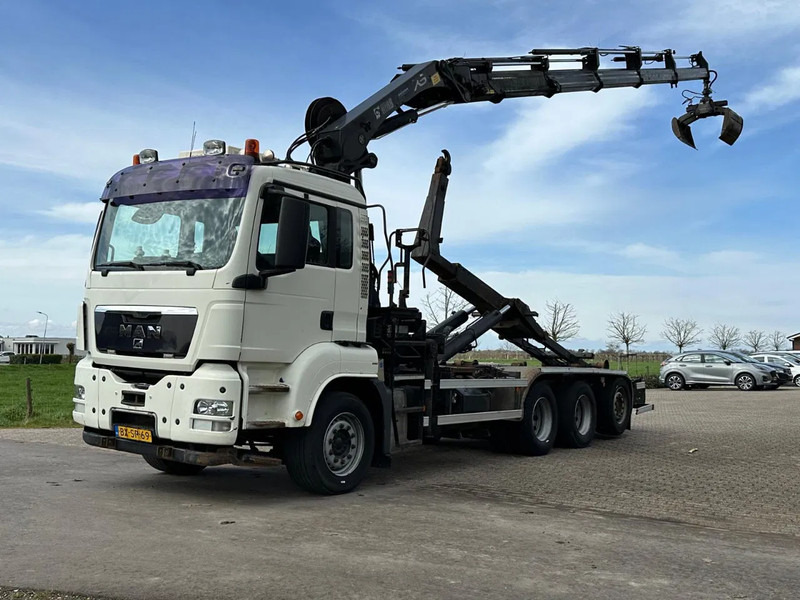 MAN TGS 35.400 8X4 !!TRIPLE!! 24tm KRAAN/HAAKARM!!RADIO REMOTE!! - شاحنة ذات خطاف, شاحنة كرين: صورة 5 MAN TGS 35.400 8X4 !!TRIPLE!! 24tm KRAAN/HAAKARM!!RADIO REMOTE!! - شاحنة ذات خطاف, شاحنة كرين: صورة 5