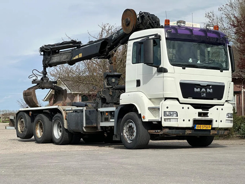 MAN TGS 35.400 8X4 !!TRIPLE!! 24tm KRAAN/HAAKARM!!RADIO REMOTE!! - شاحنة ذات خطاف, شاحنة كرين: صورة 4 MAN TGS 35.400 8X4 !!TRIPLE!! 24tm KRAAN/HAAKARM!!RADIO REMOTE!! - شاحنة ذات خطاف, شاحنة كرين: صورة 4