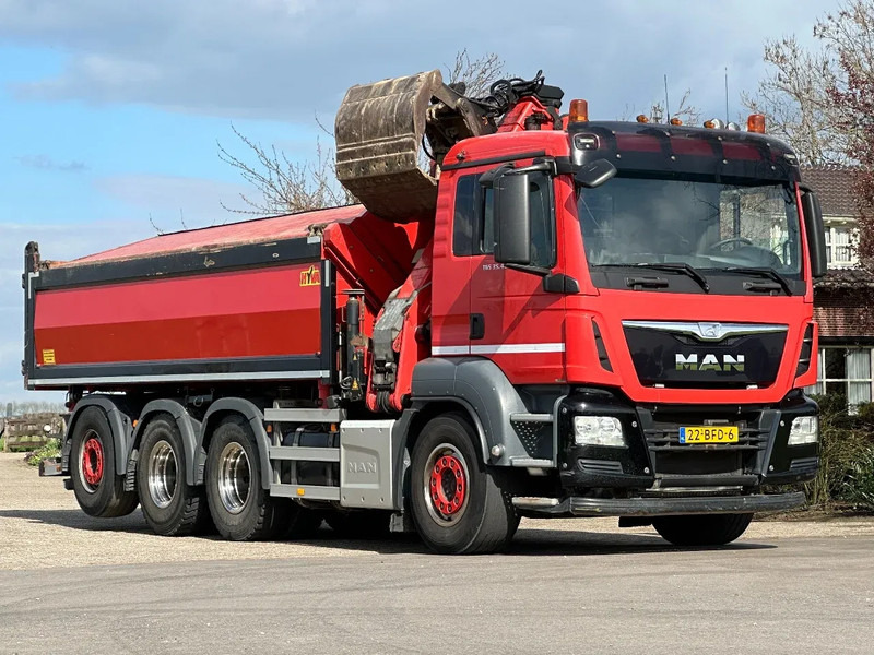 MAN TGS 35.400 8X4 TRIPLE!! EURO6!! Z-KRAAN/KIPPER!!TOP!! - شاحنة قلاب, شاحنة كرين: صورة 2 MAN TGS 35.400 8X4 TRIPLE!! EURO6!! Z-KRAAN/KIPPER!!TOP!! - شاحنة قلاب, شاحنة كرين: صورة 2