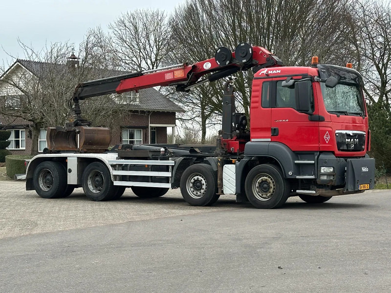 MAN TGS 41.400 8X4 WIDESPREAD!!HMF 22TM KRAAN/HAAK!!TOP!! - شاحنة ذات خطاف, شاحنة كرين: صورة 4 MAN TGS 41.400 8X4 WIDESPREAD!!HMF 22TM KRAAN/HAAK!!TOP!! - شاحنة ذات خطاف, شاحنة كرين: صورة 4
