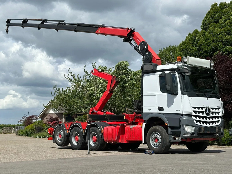 Mercedes-Benz Arocs 3251 8x4 TRIPLE!!26TM KRAAN/HAAK!!EURO6!!TOP! - شاحنة ذات خطاف, شاحنة كرين: صورة 2 Mercedes-Benz Arocs 3251 8x4 TRIPLE!!26TM KRAAN/HAAK!!EURO6!!TOP! - شاحنة ذات خطاف, شاحنة كرين: صورة 2