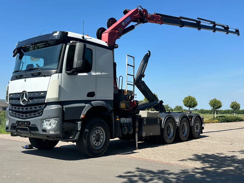 Mercedes-Benz Arocs 3251 8x4 TRIPLE!!28TM KRAAN/HAAK!!EURO6!!TOP! ZERO EMISSIE 2030!! - شاحنة ذات خطاف, شاحنة كرين: صورة 5 Mercedes-Benz Arocs 3251 8x4 TRIPLE!!28TM KRAAN/HAAK!!EURO6!!TOP! ZERO EMISSIE 2030!! - شاحنة ذات خطاف, شاحنة كرين: صورة 5