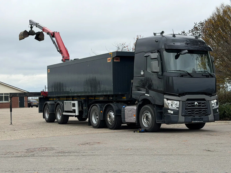 Renault T480 6x2 trekker 262dkm!! TRAILER WITH CRANE FOR SCREED! - وحدة جر: صورة 1 Renault T480 6x2 trekker 262dkm!! TRAILER WITH CRANE FOR SCREED! - وحدة جر: صورة 1