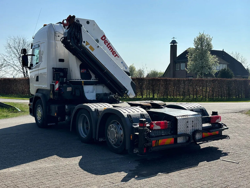 وحدة جر Scania R450 6x2 !!TRACTOR!!!CRANE/GRUE/HMF 50TM!!TOP!EURO6!!: صورة 9