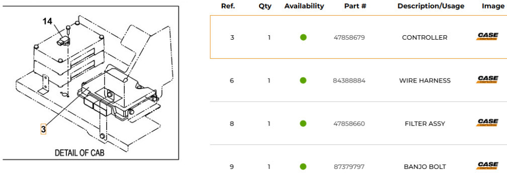 Case 47858679 - وحدة تحكم الكتروني - آلات البناء: صورة 1 Case 47858679 - وحدة تحكم الكتروني - آلات البناء: صورة 1