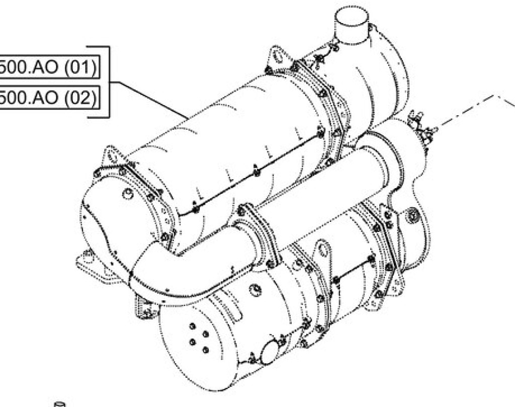 Case 48108098 - KBH16600 - كاتم الصوت - آلات البناء: صورة 1 Case 48108098 - KBH16600 - كاتم الصوت - آلات البناء: صورة 1