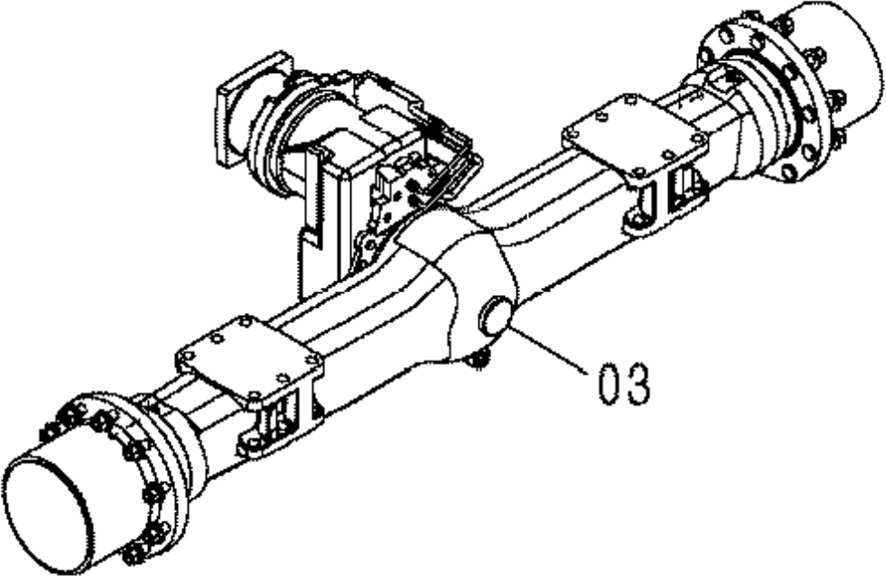 Hitachi 4457336 - 4472020107 - المحور الخلفي - آلات البناء: صورة 1 Hitachi 4457336 - 4472020107 - المحور الخلفي - آلات البناء: صورة 1