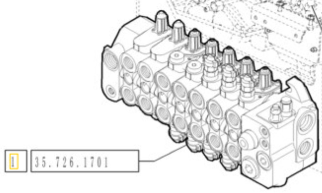 New Holland 87738257 - صمام هيدروليكي - آلات البناء: صورة 2 New Holland 87738257 - صمام هيدروليكي - آلات البناء: صورة 2