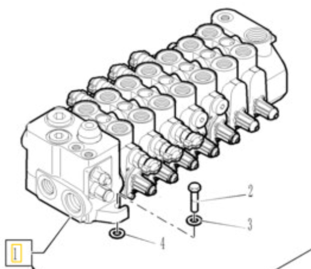 New Holland 87738257 - صمام هيدروليكي - آلات البناء: صورة 1 New Holland 87738257 - صمام هيدروليكي - آلات البناء: صورة 1