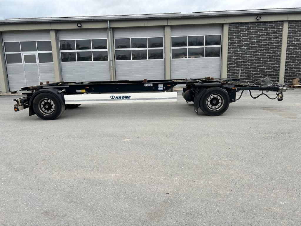 Krone 2 Achswechselfahrgestell, Typ: MAXI AZW 18 eL3B7 - مقطورة نقل الحاويات: صورة 1 Krone 2 Achswechselfahrgestell, Typ: MAXI AZW 18 eL3B7 - مقطورة نقل الحاويات: صورة 1