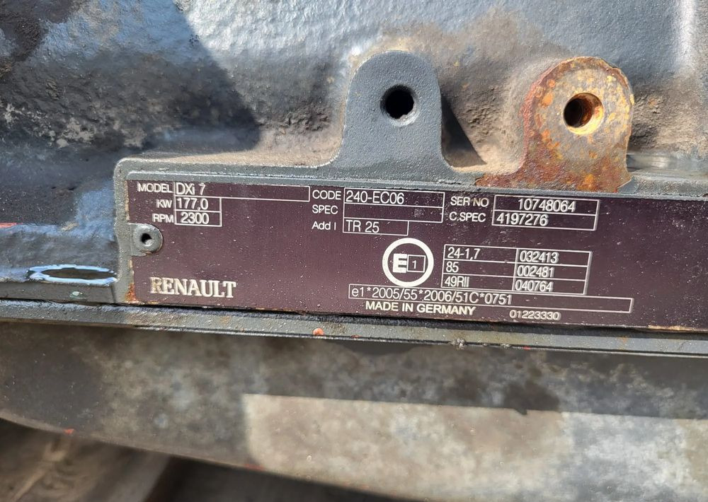 محرك - شاحنة wał korbowy RENAULT DXi VOLVO: صورة 1