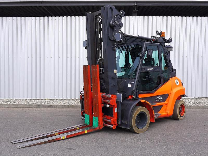 Linde H 80 D/600 EVO 396-03 - رافعة شوكية ديزل: صورة 1 Linde H 80 D/600 EVO 396-03 - رافعة شوكية ديزل: صورة 1