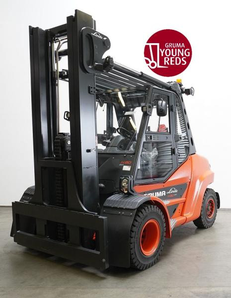 Linde H 80 D/900 EVO 396-03 - رافعة شوكية ديزل: صورة 1 Linde H 80 D/900 EVO 396-03 - رافعة شوكية ديزل: صورة 1