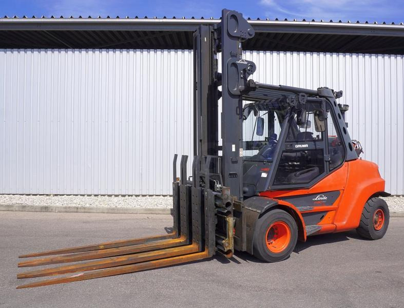 Linde H 80 T/900 EVO 396-03 - رافعة شوكية تعمل بالغاز: صورة 1 Linde H 80 T/900 EVO 396-03 - رافعة شوكية تعمل بالغاز: صورة 1