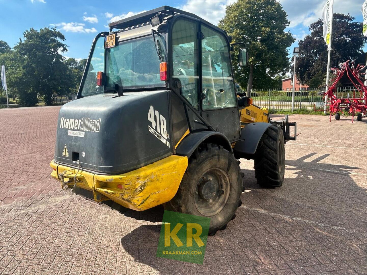 418 telescopic Kramer - جرافة ذات عجلات تلسكوبية: صورة 3 418 telescopic Kramer - جرافة ذات عجلات تلسكوبية: صورة 3