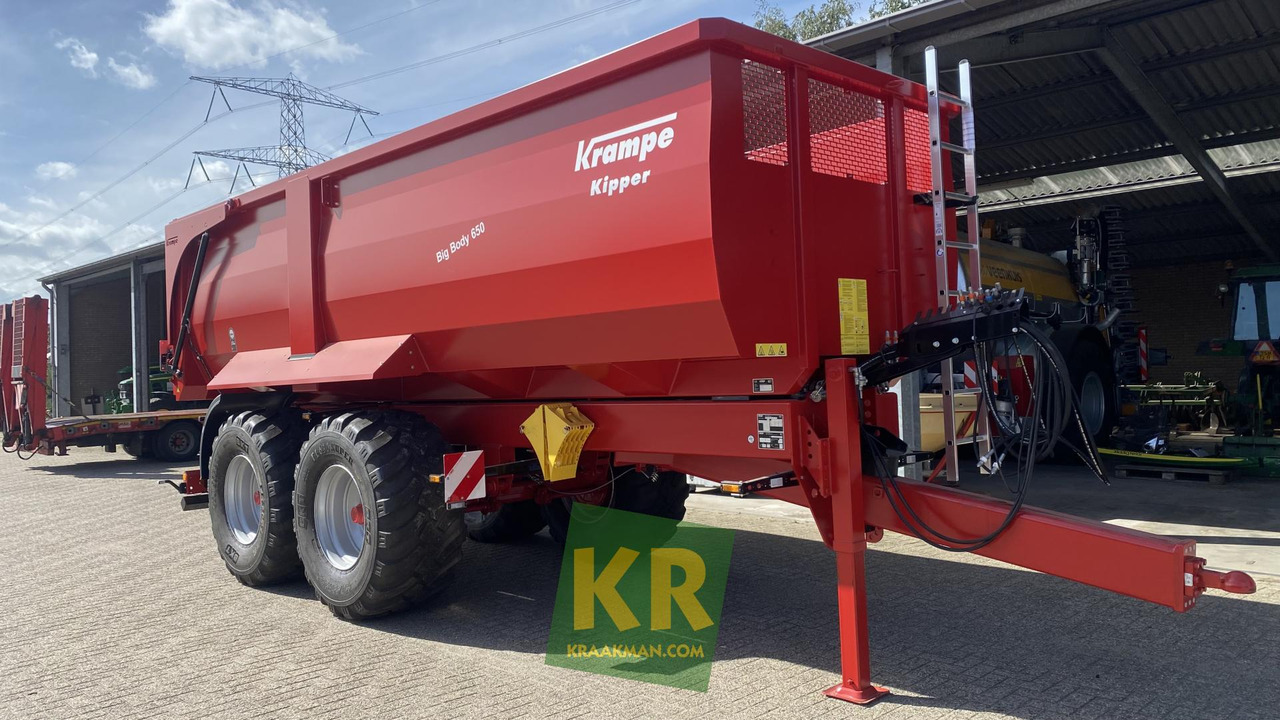 Krampe BIG BODY 650 - مقطورة زراعية قلابة: صورة 1 Krampe BIG BODY 650 - مقطورة زراعية قلابة: صورة 1