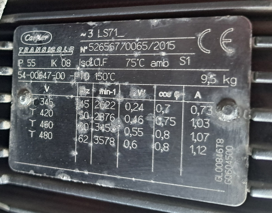 Fan MOTOR, CONDENSER - مروحة: صورة 3 Fan MOTOR, CONDENSER - مروحة: صورة 3