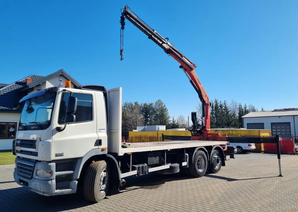 DAF CF 85 360 - شاحنات مسطحة, شاحنة كرين: صورة 1 DAF CF 85 360 - شاحنات مسطحة, شاحنة كرين: صورة 1