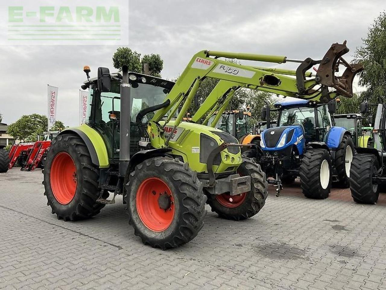CLAAS arion 420 cis + claas fl100 - جرار: صورة 4 CLAAS arion 420 cis + claas fl100 - جرار: صورة 4