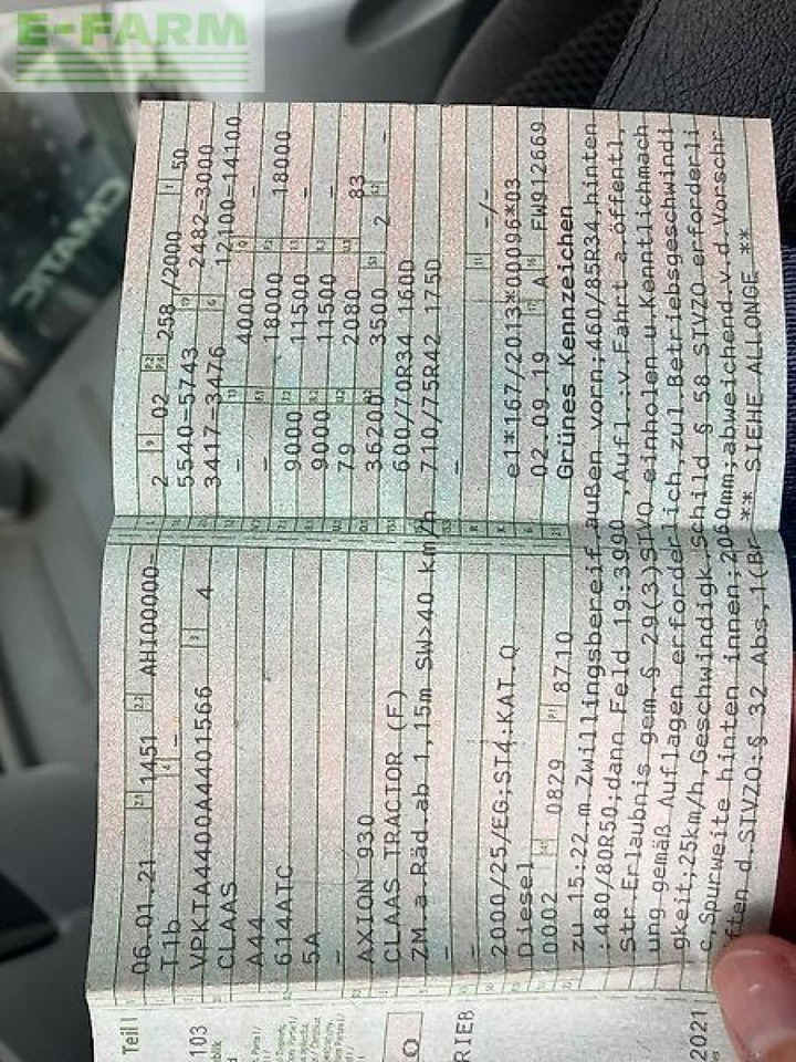 CLAAS axion 930 - جرار: صورة 5 CLAAS axion 930 - جرار: صورة 5