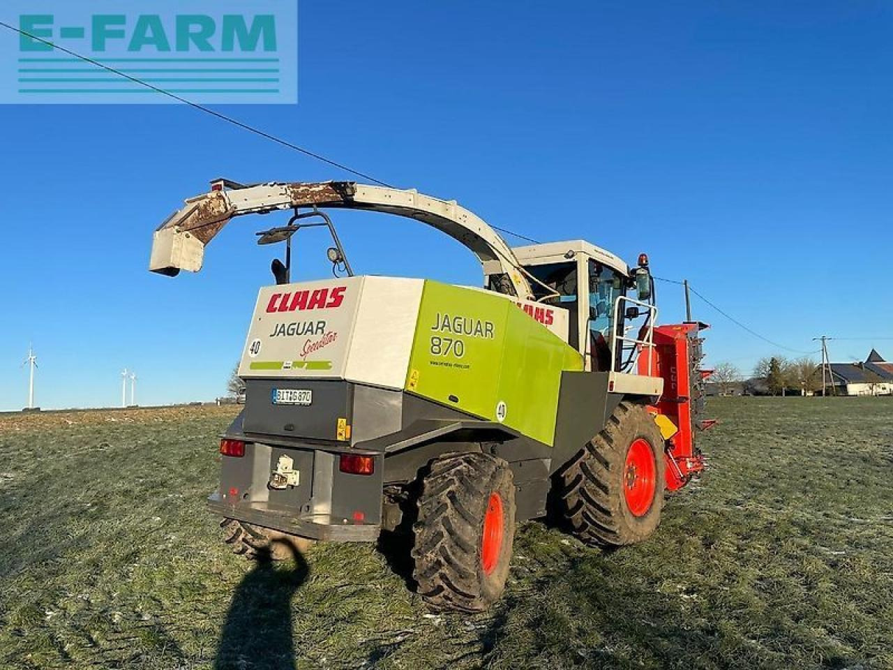 حصادة الأعلاف CLAAS jaguar 870 speedstar + kemper 360 plus + pick-up top!: صورة 9