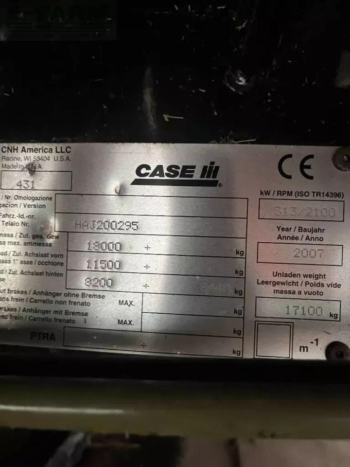 حصادة موحَّدة Case-IH 8010: صورة 20 حصادة موحَّدة Case-IH 8010: صورة 20