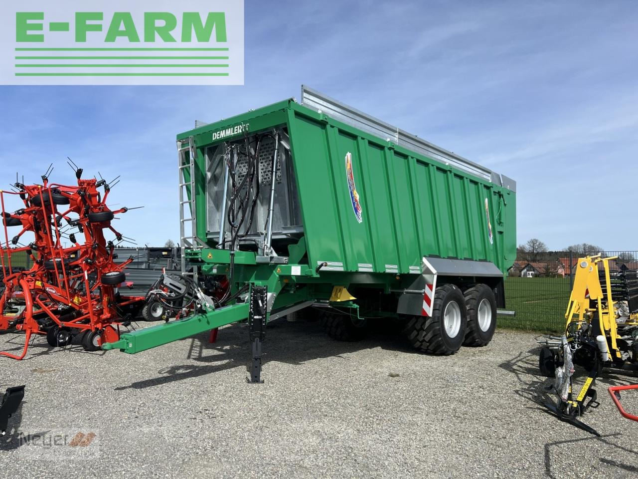 Demmler tsm 2070 l light abschiebewagen *sofort verfügbar* - مقطورة زراعية قلابة: صورة 2 Demmler tsm 2070 l light abschiebewagen *sofort verfügbar* - مقطورة زراعية قلابة: صورة 2