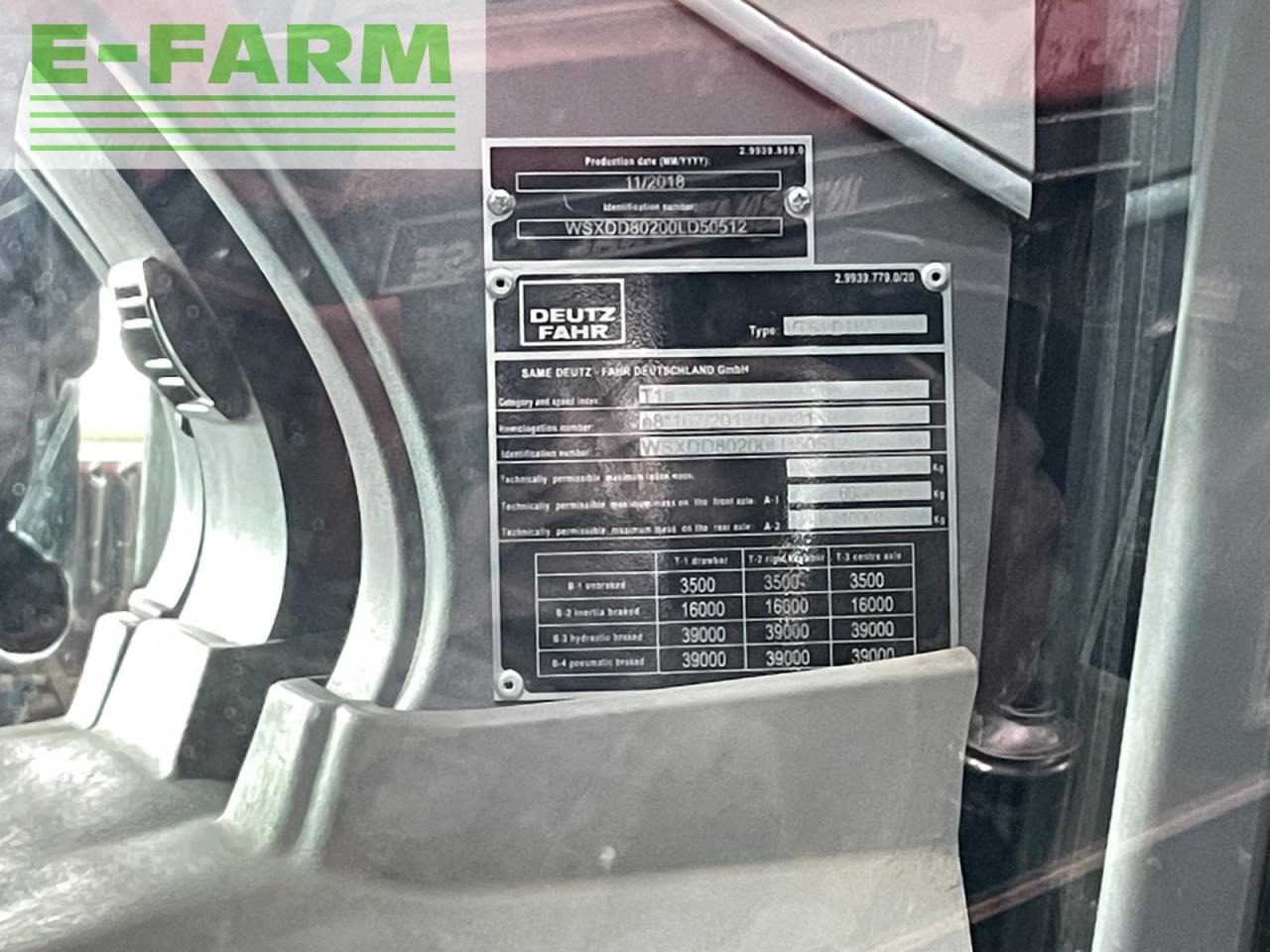 جرار Deutz-Fahr agrotron 7250 ttv TTV: صورة 10