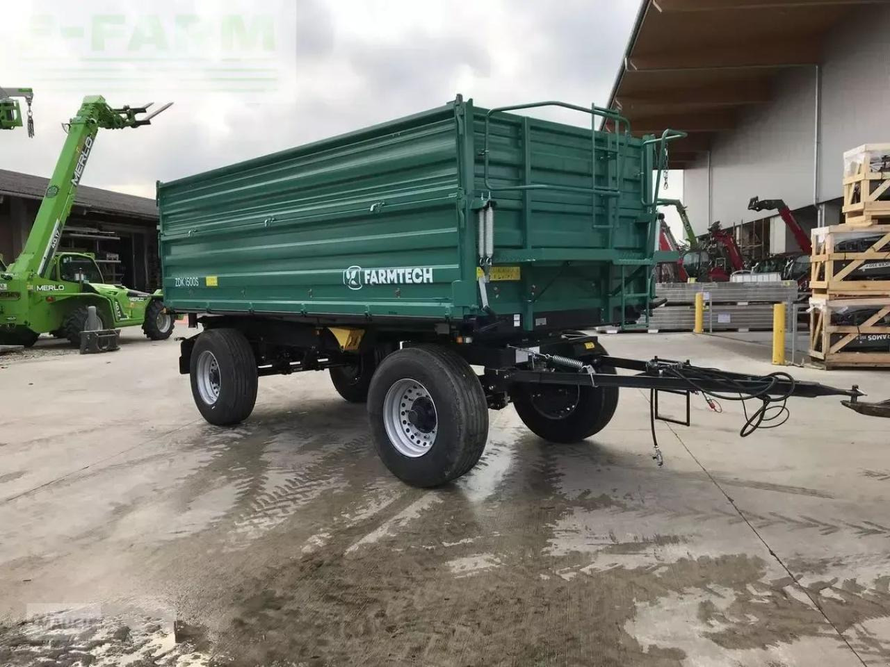 Farmtech zdk 1500 - مقطورة زراعية قلابة: صورة 1 Farmtech zdk 1500 - مقطورة زراعية قلابة: صورة 1
