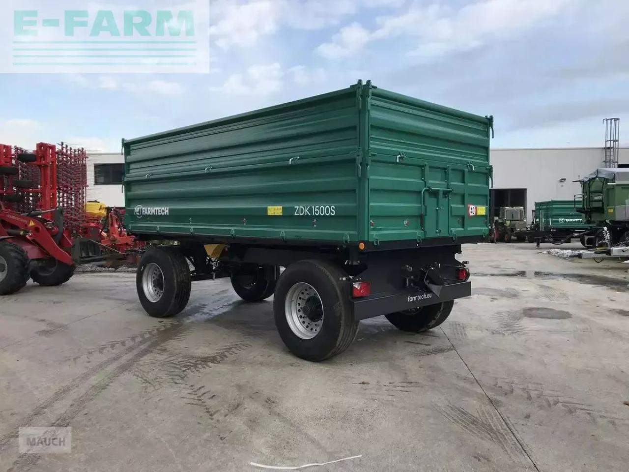 Farmtech zdk 1500 - مقطورة زراعية قلابة: صورة 5 Farmtech zdk 1500 - مقطورة زراعية قلابة: صورة 5