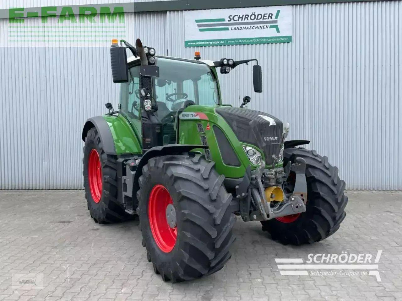 Fendt 724 s4 profi plus - جرار: صورة 1 Fendt 724 s4 profi plus - جرار: صورة 1