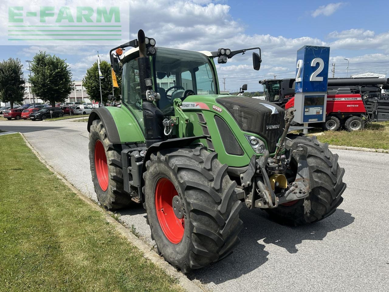 Fendt fendt 718 vario - جرار: صورة 1 Fendt fendt 718 vario - جرار: صورة 1