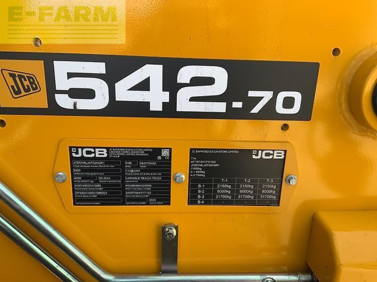 حفارة مُصَّغرة JCB 542-70 agri xtra digger (st23367): صورة 20