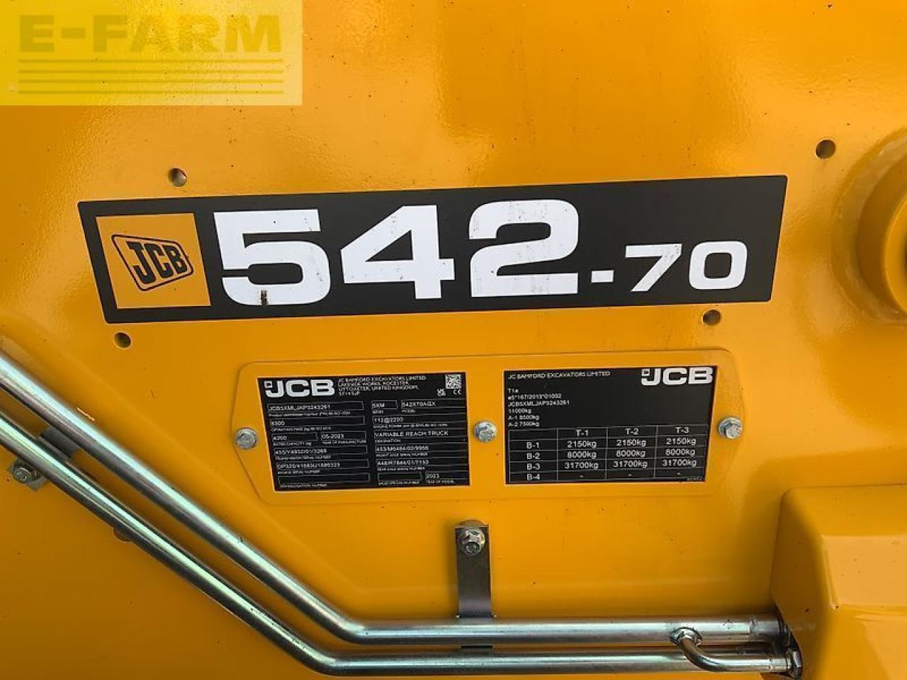 حفارة مُصَّغرة JCB 542-70 agri xtra digger (st23367): صورة 19