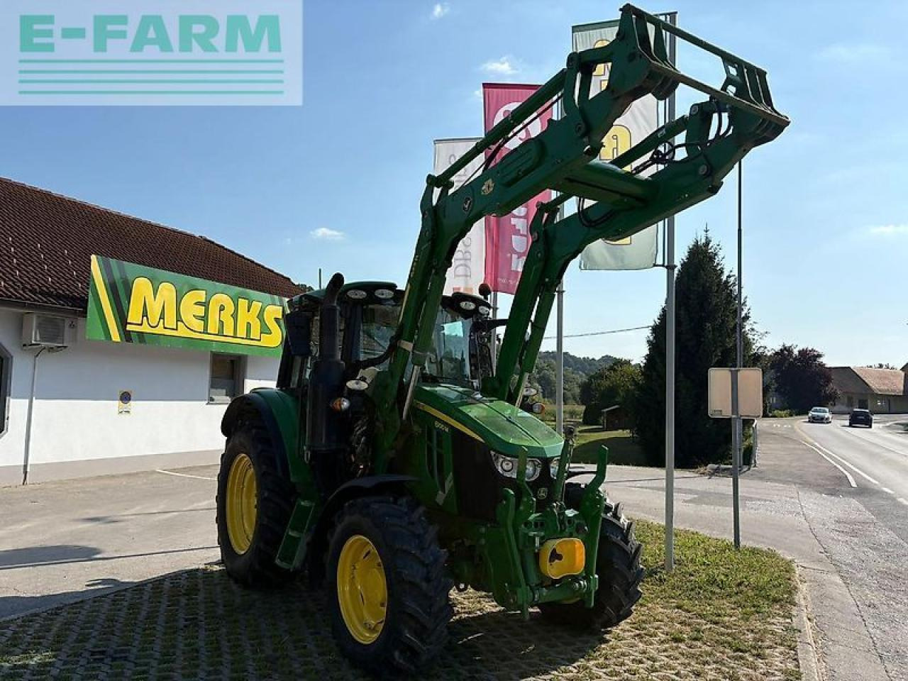 John Deere 6100m + john deere 623r - جرار: صورة 2 John Deere 6100m + john deere 623r - جرار: صورة 2