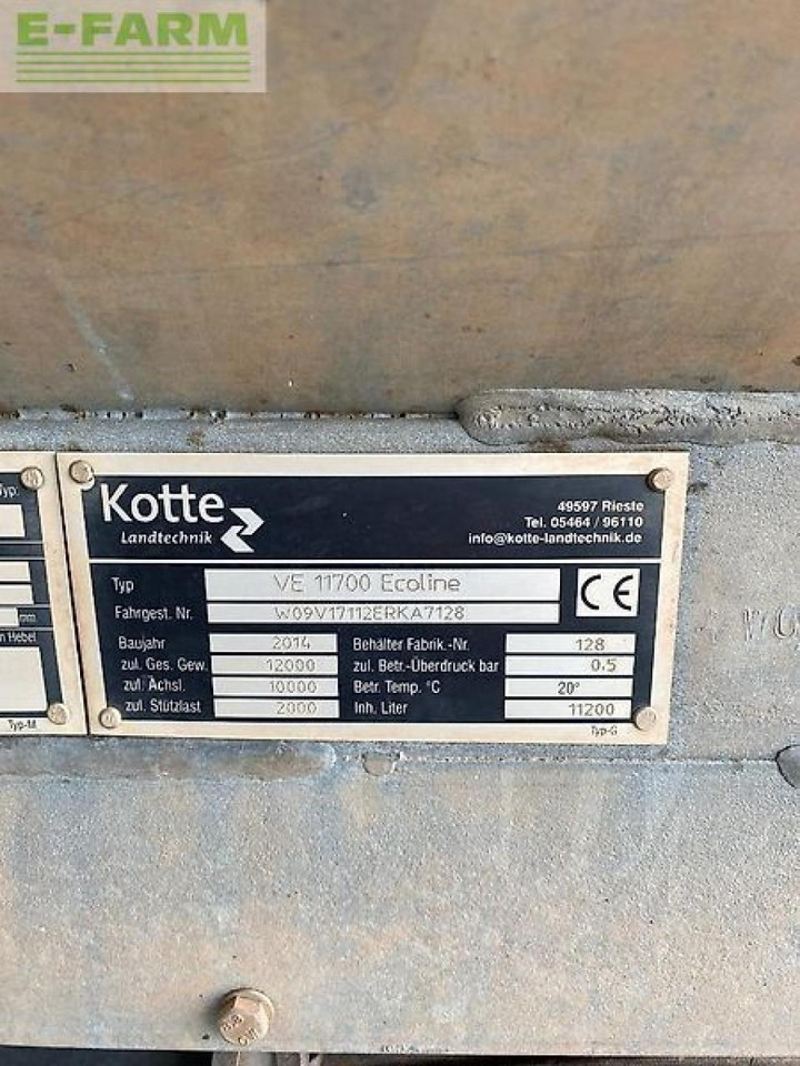 معدات التسميد Kotte ve 11700 ecoline: صورة 10