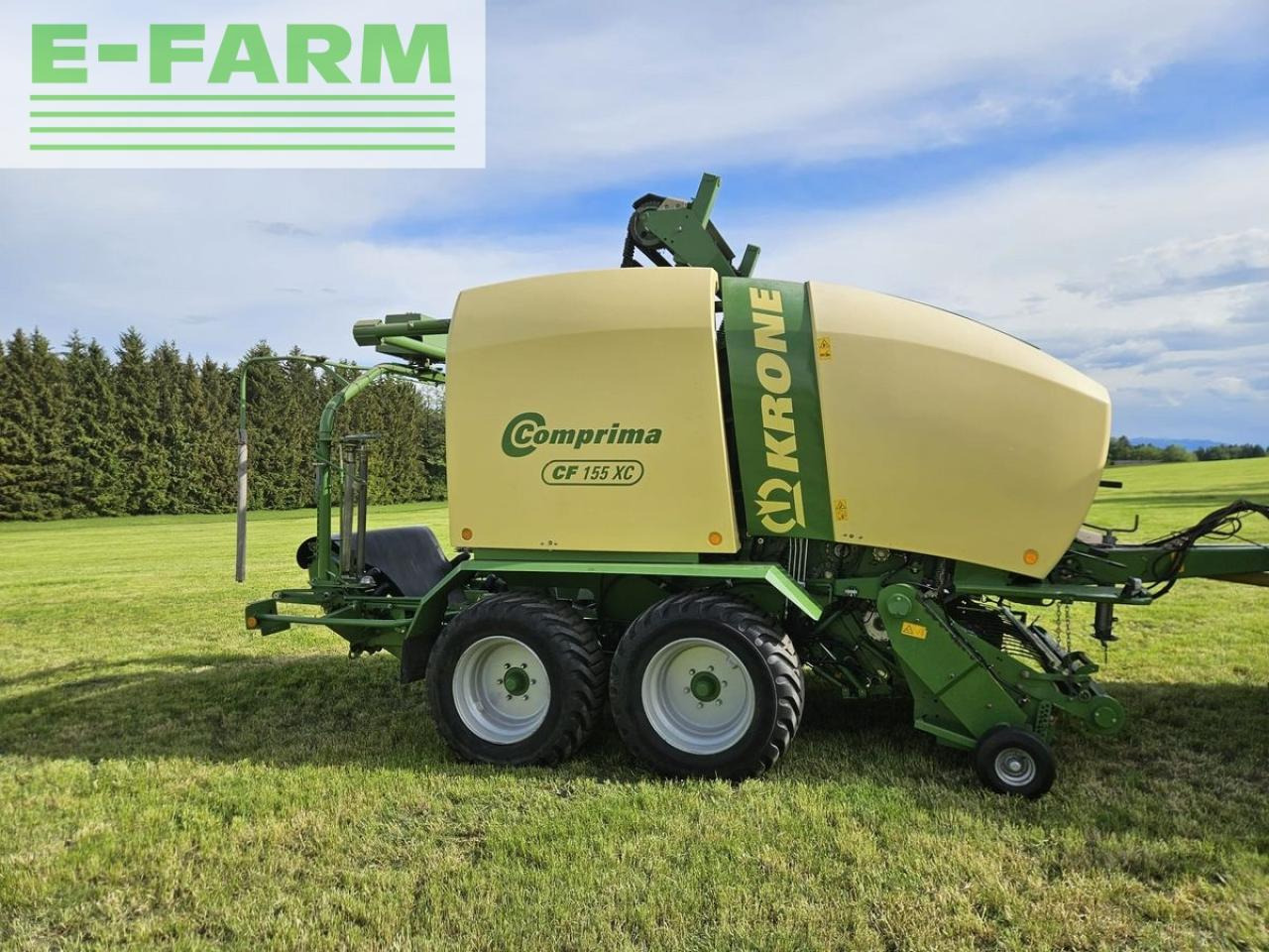 مكبس البالات المستطيله Krone comprima cf 155 xc: صورة 6