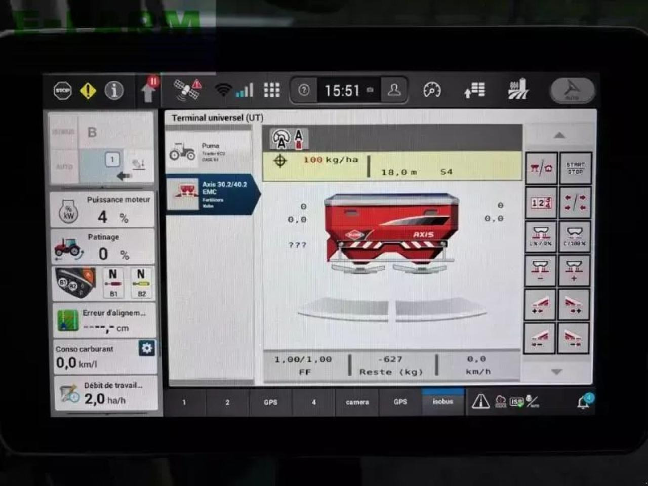 Kuhn axis 40.2 - آلة رش السماد: صورة 4 Kuhn axis 40.2 - آلة رش السماد: صورة 4