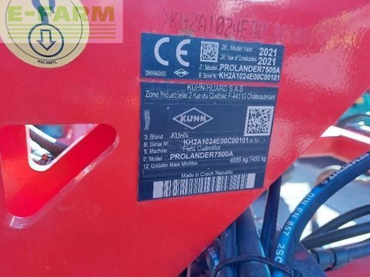 المحراث Kuhn prolander 7500 mit upgrade der zusätzl. stützrad: صورة 10