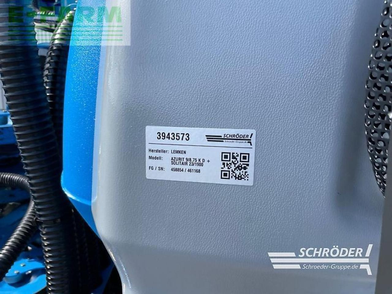 آلة نثر البذور الدقيقة Lemken azurit 9/8.75 k d + solitair 23/1900: صورة 10
