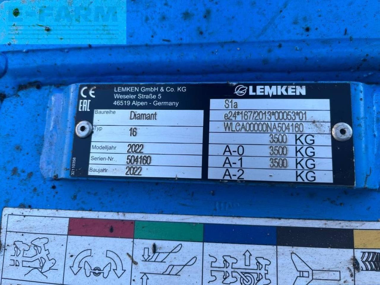 محراث Lemken diamant 16 vu 7+1: صورة 13