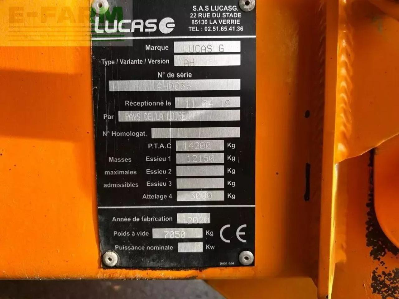 Lucas spirmix 220 - معدات الثروة الحيوانية: صورة 2 Lucas spirmix 220 - معدات الثروة الحيوانية: صورة 2