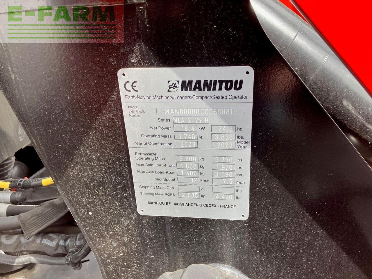 حفارة مُصَّغرة Manitou manitou mla2-25: صورة 13