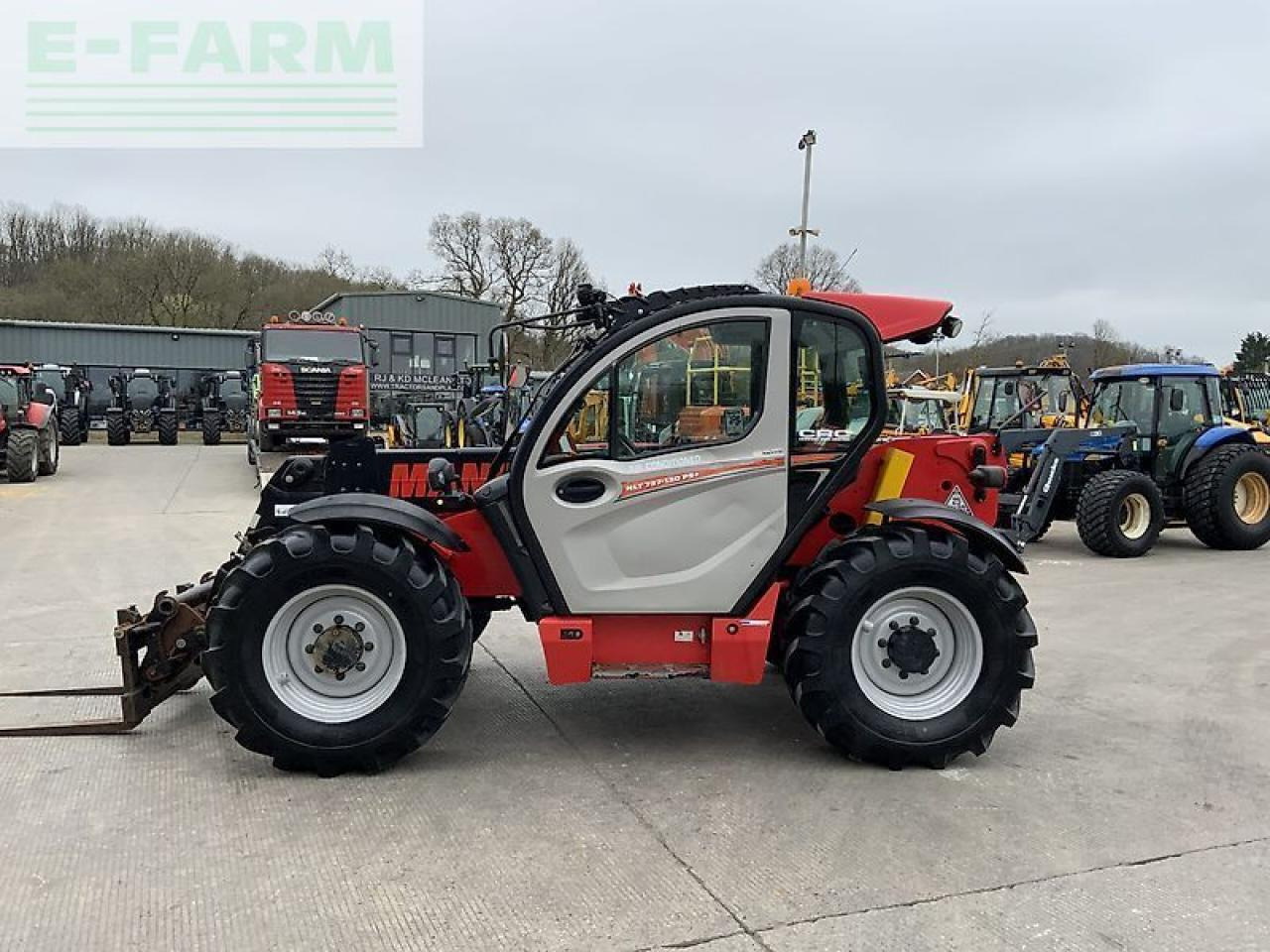 رافعة تلسكوبية Manitou mlt 737-130. ps+ telehandler (st22265): صورة 6