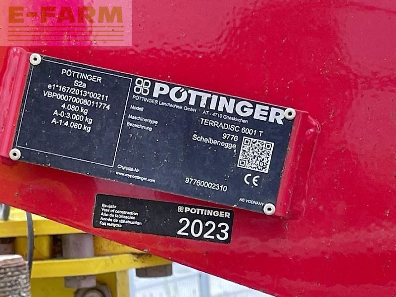 قرص مسلفة Pöttinger terradisc 6001 t tcr: صورة 13